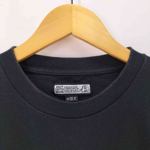 ガルフィー GALFY フロントデザイン コットン 半袖Tシャツ メンズ  中型犬